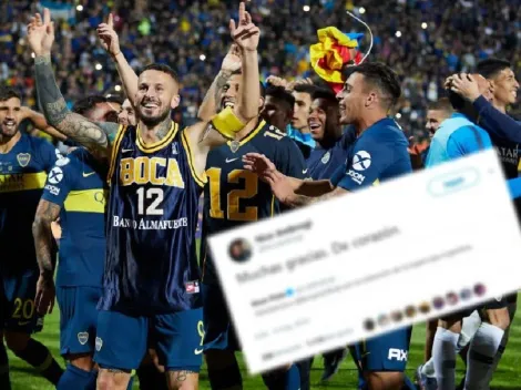 El que ríe último ríe mejor: ayer River "felicitó" a Boca y él se la devolvió