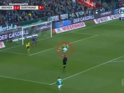 Inagotable: Pizarro metió un golazo de volea que dejó a Borussia Dortmund casi sin chances de título