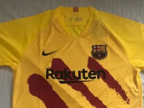 Distinta a todas: la primera foto real de la nueva camiseta de Barcelona