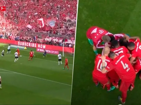 El bestial golazo de Franck Ribéry en su despedida del Bayern Munich