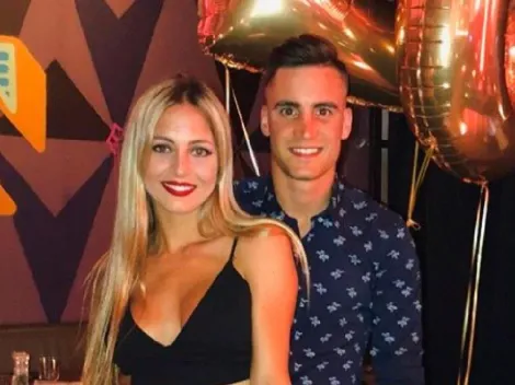 Dos potros: Tagliafico subió foto con su novia "siendo feliz" en la playa