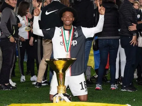 Cuadrado presumió en Instagram su nuevo título con la Juventus