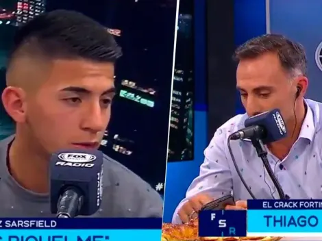 Mostró el mensaje en vivo: Latorre le recomendó a un DT europeo fichar a Thiago Almada