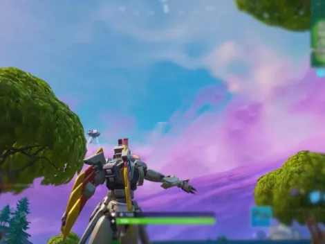 Como completar: Tira un disco volador y cógelo antes que caiga al suelo en Fortnite