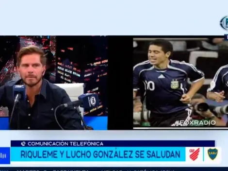 Riquelme llamó a Fox Radio para agradecerle a Lucho González: "Será que estoy viejo y me emociono"