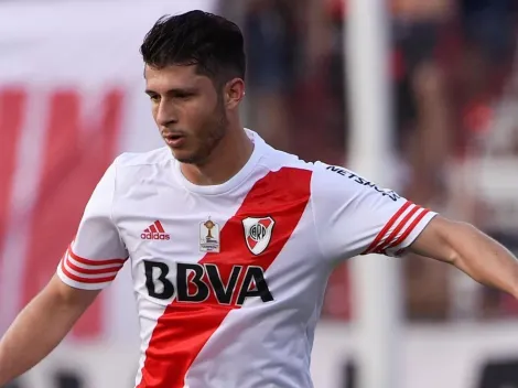 Casi no jugó en River, pero Guido Rodríguez igual lo saludó