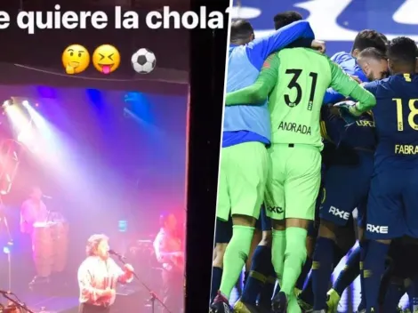 Juega en Boca, fue a ver a Los Palmeras y preguntó: "¿Qué quiere la Chola?"