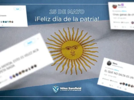 Vélez publicó un mensaje por el Día de la Patria ¡y sus propios hinchas lo trollearon!