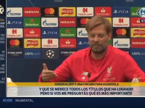 Klopp, en modo Dios: "Pep dijo que vale más la Premier porque hace mucho que no está en la final de la Champions"