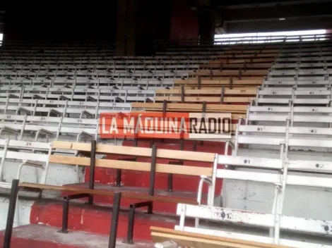 ¿Y esto? Al Monumental le agregaron asientos en los pasillos para la final