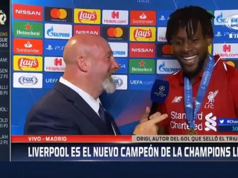 A Origi, el héroe de la Champions, le preguntaron si quería jugar en River y su reacción fue muy divertida