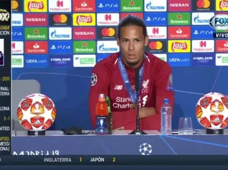 A Van Dijk le preguntaron si soñaba con el Balón de Oro y fue contundente: "Messi es el mejor, se lo merece"