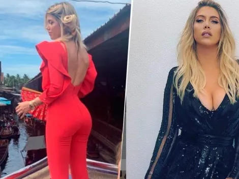 Wanda Nara posó espléndida en Tailandia y le respondió a sus 'haters' con una sola palabra