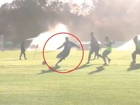 No para ni en los entrenamientos: golazo de Messi en la práctica de la Selección Argentina