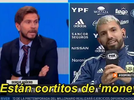 Apenas saludó, Agüero puso incómodo a todo '90 Minutos': "¿Qué pasa? ¿Estamos cortitos?"