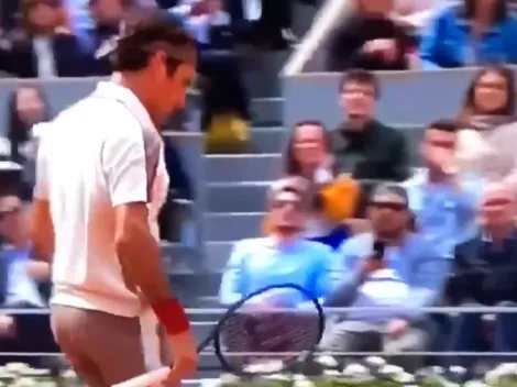 No podemos más: pensó que Federer le iba a tirar un pelotazo y casi se muere del susto