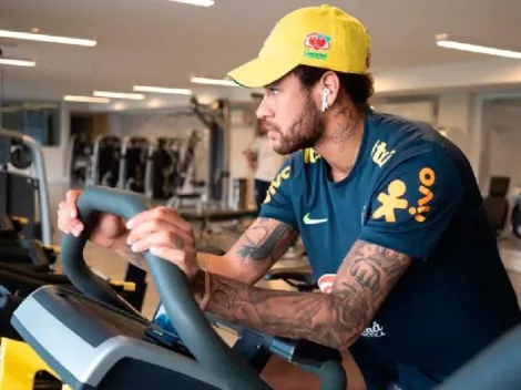 Neymar usó uno de sus tatuajes para enviarse un mensaje de fuerza