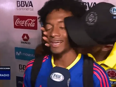 El hermoso pico que le clavó Mina a Cuadrado, ¡en plena entrevista!