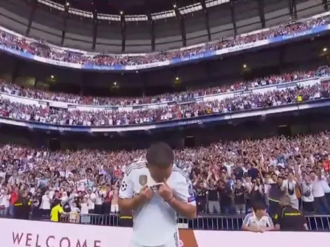 Video: Hazard besó el escudo del Real Madrid