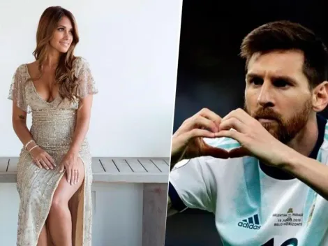 A las 5 de la mañana, Antonela Roccuzzo subió foto bancando a Messi: "Te amo"