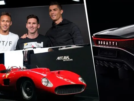 Revelan a cuántos días de trabajo de Lionel Messi, Cristiano Ronaldo y Neymar equivalen sus lujosos autos