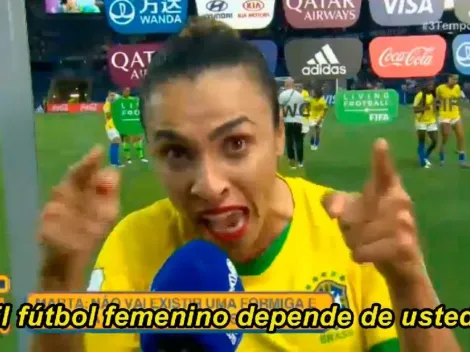 Brasil quedó eliminado, pero Marta entendió todo y le dejó un mensaje a las mujeres