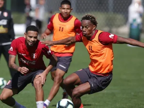 El primer once que probó Gareca para el partido del sábado ante Uruguay