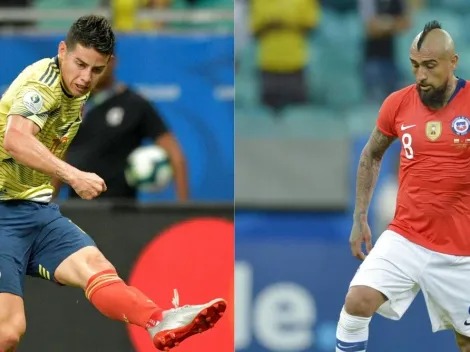 Vidal confirmó si hay o no apuesta con James para el partido Colombia-Chile