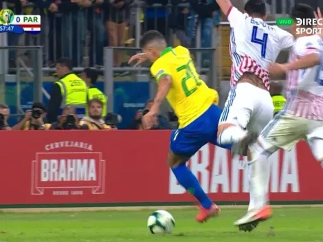 El VAR te da y te quita: le sacó un penal a Brasil pero le echó un jugador a Paraguay