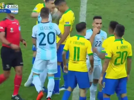 Firmino le metió un caño a Lautaro Martínez y el Toro le tiró: "Te rompo la boca"