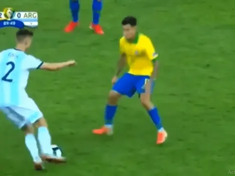 Video que explotó: Foyth dejó en ridículo a Coutinho