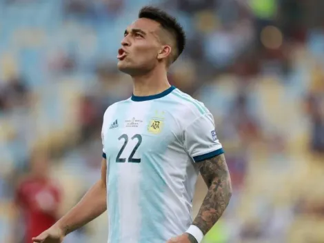 "Levantarse y seguir", el mensaje de Lautaro Martínez después de la derrota ante Brasil