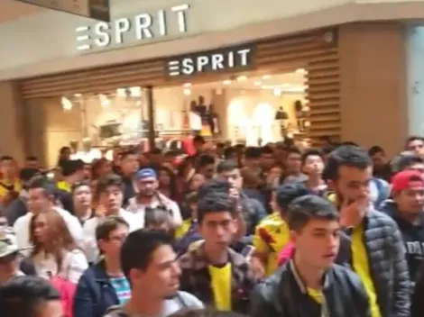 Video: Locura en Bogotá por presencia de Falcao en un centro comercial