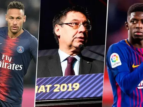 Bartomeu sabe que Neymar se quiere ir del PSG, pero advierte: "Sigo pensando que Dembelé es mejor"