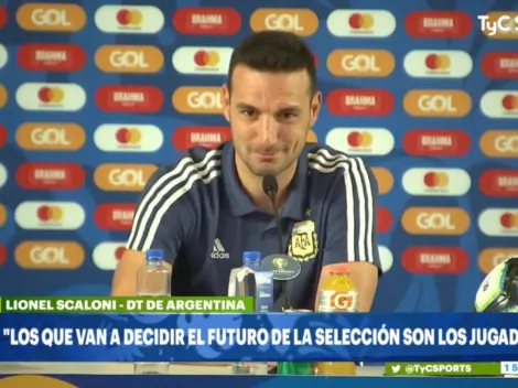 Scaloni tiró un chiste y no se rio nadie: "No lo entendieron"