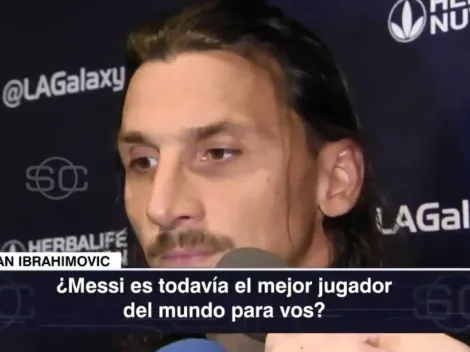 ¡Zlatan en llamas! Le preguntaron por Messi, se enojó y lanzó una respuesta muy picante