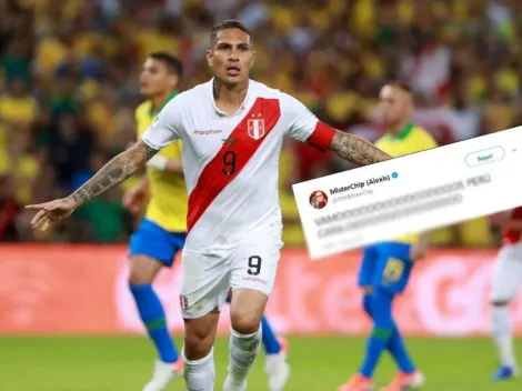 Todos contra Brasil: MisterChip enloqueció con el gol de Paolo Guerrero para Perú