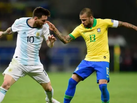 A Dani Alves no le importó que Messi sea su amigo: "Faltó el respeto a mi selección"