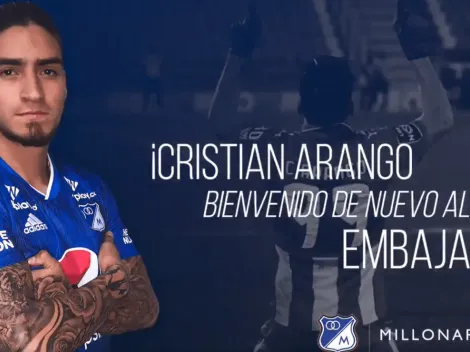 Las cifras con las que regresa Cristian Arango a Millonarios