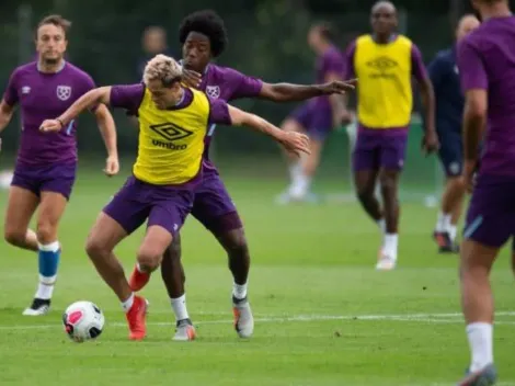 El golazo de Chicharito Hernández en el entrenamiento del West Ham