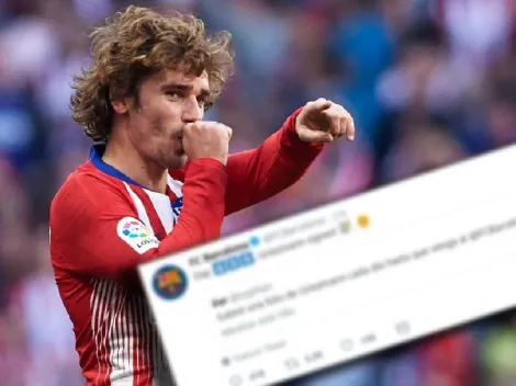 Prometió subir fotos de Griezmann hasta que fichara por el Barcelona ¡y lo trolearon 665 días después!