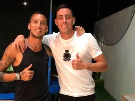 Funes Mori subió una foto con Vangioni y Rogelio les hizo un reclamo en los comentarios