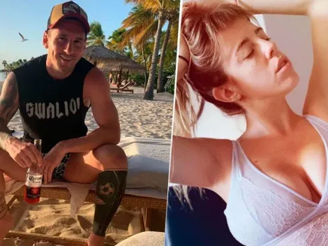 Antonela Roccuzzo subió la foto más distendida de Messi y Nati Jota la rompió con su comentario