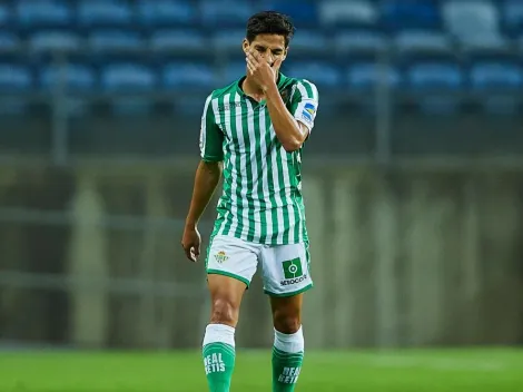 Lainez quedó afuera de la banca en un amistoso de Real Betis