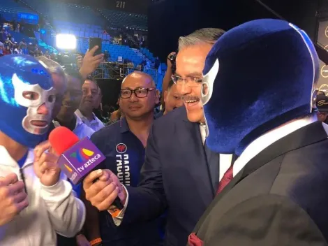 ¡Manny Pacquiao se puso la máscara de Blue Demon!