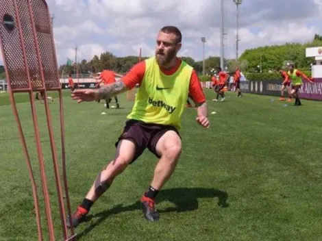 Ahora con Totti: otro video de Daniele De Rossi entrenando vuelve a todos locos en Boca