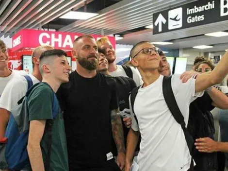 Es viral: Sportivo Italiano tiró un tuit cuando De Rossi aterrizó en Argentina y la rompió toda