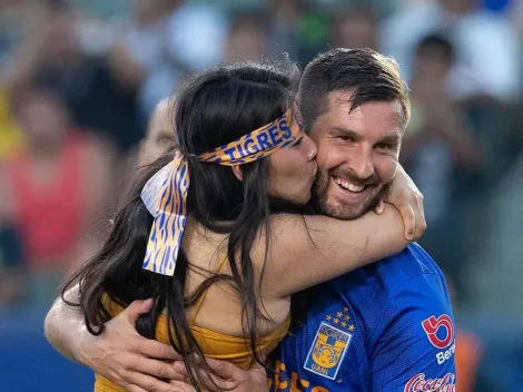 ¡Como con la espontánea! Esta vez hubo un "chat" entre Gignac y el gato