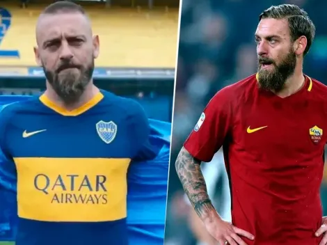 Roma le deseó buena suerte a De Rossi y Boca le respondió en Twitter con el deseo de los hinchas