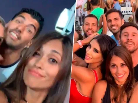 Videos y fotos: Antonela Roccuzzo fue al boliche con Messi y las mujeres de varios jugadores